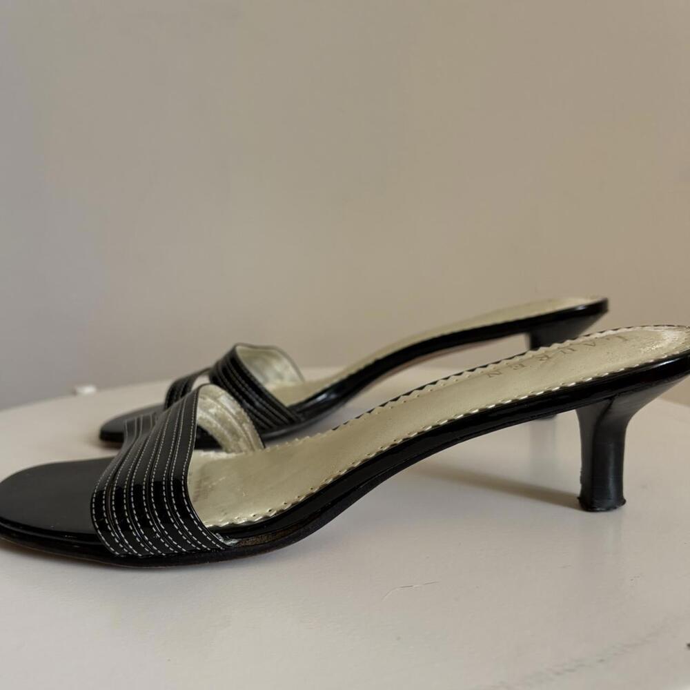 Vintage Kitten Heel Mules (size 8)